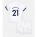 Tottenham Hotspur Dejan Kulusevski #21 Replika Babykläder Hemma matchkläder barn 2023-24 Korta ärmar (+ Korta byxor)